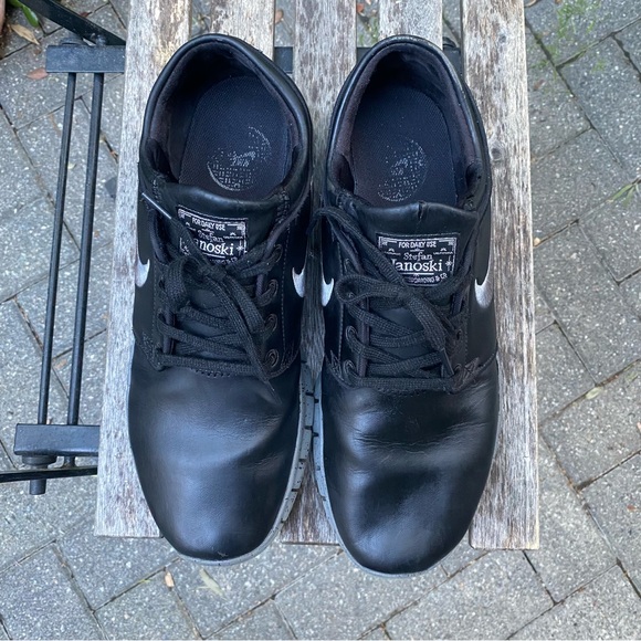 Nike Stefan Janoski Max NYC Edition Men's Size 11.5 Black Leather 749678-001 - Picture 14 of 15